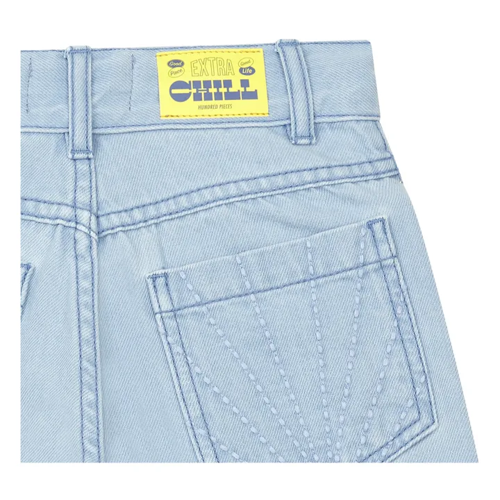 Short Denim Bleach | Bleu- Image produit n°1