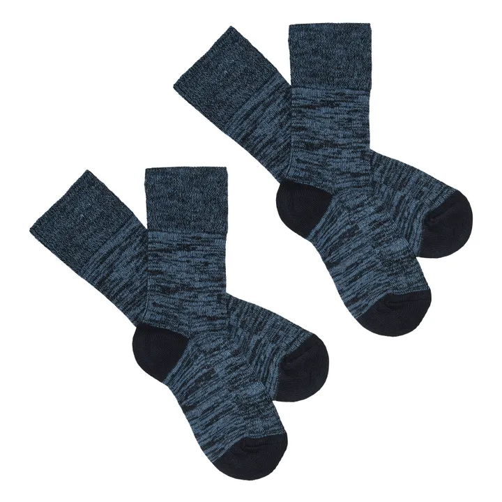 Chaussettes Maille Fine | Bleu marine- Image produit n°1
