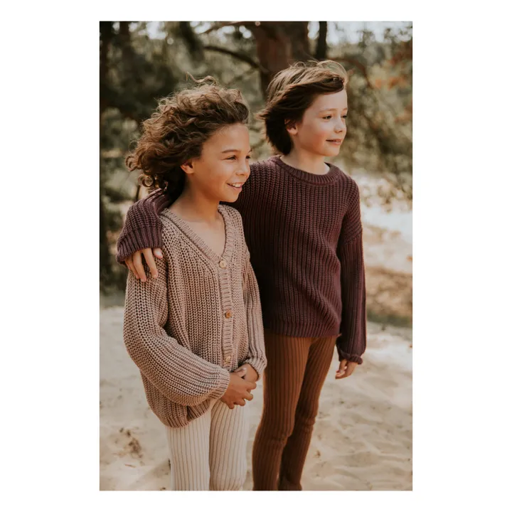 Cardigan Chunky in cotone organico | Talpa- Immagine del prodotto n°2