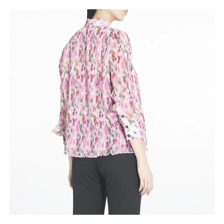 Blouse Georgette Plissée | Rose- Image produit n°3