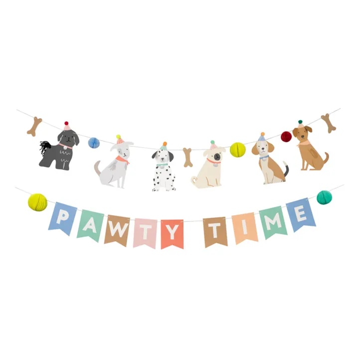 Guirlande d'anniversaire Chiots- Image produit n°0