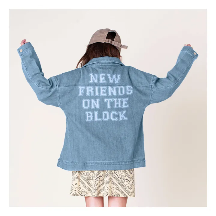 Veste en Jean New Friends | Bleu jean- Image produit n°2