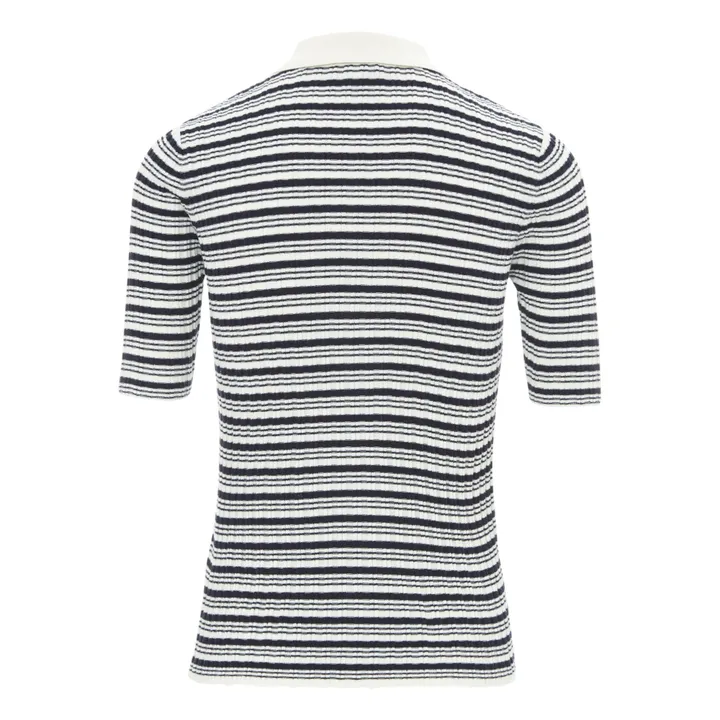 Polo Maille Fine Coton Bio - Collection Femme | Ecru- Image produit n°4