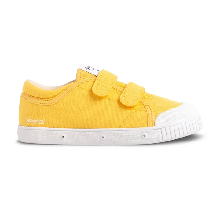 Zapatillas bajas con velcro G2 Canvas | Amarillo- Imagen del producto n°0