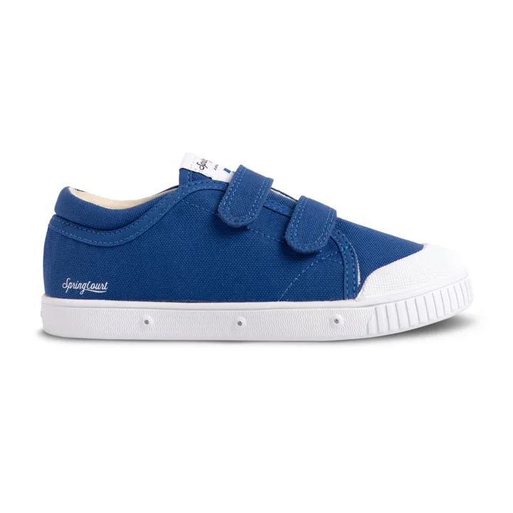 Zapatillas bajas con velcro G2 Canvas | Azul- Imagen del producto n°0
