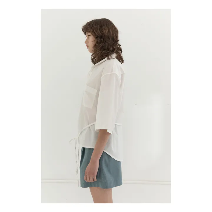 Set Double Loop Coton Bio | Blanc- Image produit n°4
