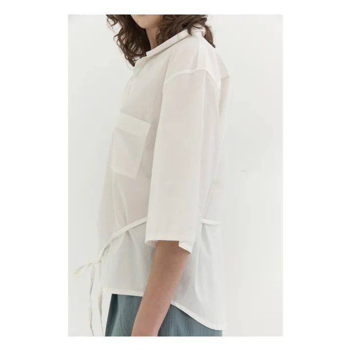 Set Double Loop Coton Bio | Blanc- Image produit n°5
