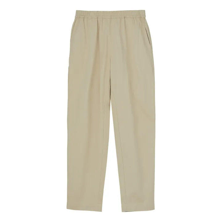 Pantalon Abby Coton Bio | Sable- Image produit n°0