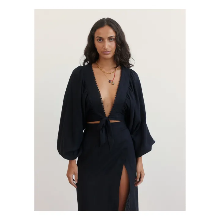 Top Batwin Lin | Noir- Image produit n°1
