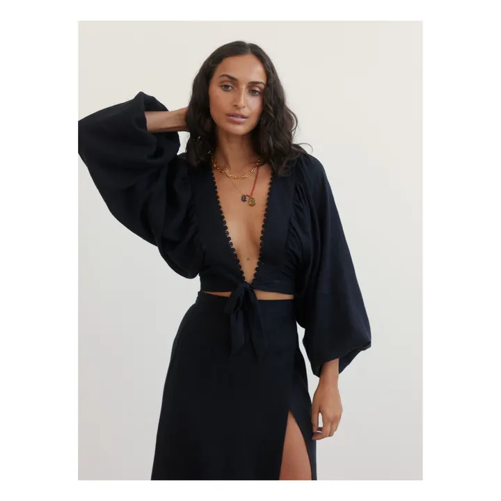 Top Batwin Lin | Noir- Image produit n°2