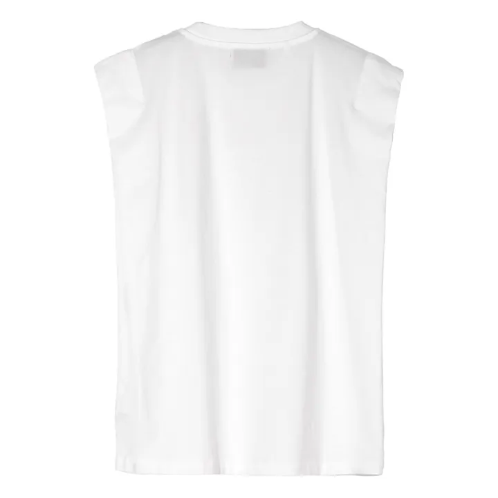 Camiseta de asas algodón orgánico | Blanco- Imagen del producto n°3