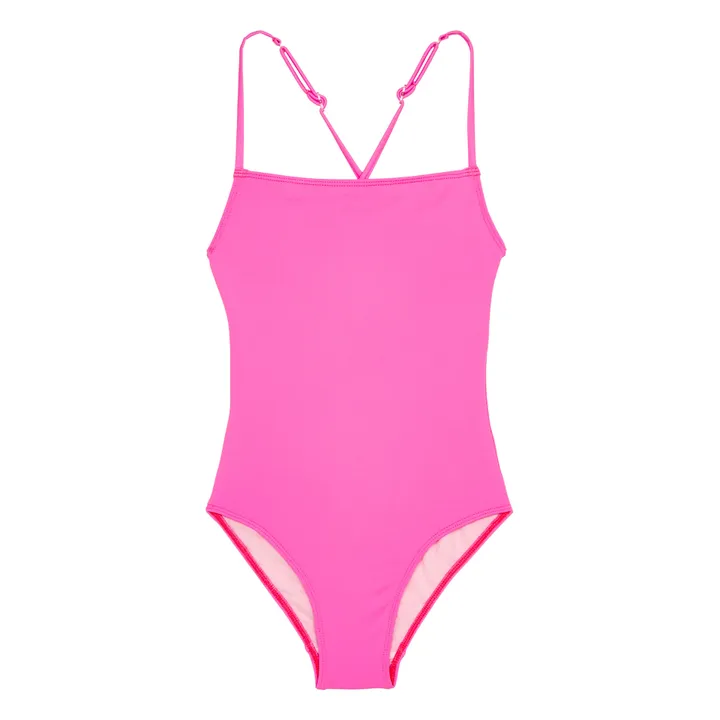 Maillot de Bain 1 pièce Coco | Rose fluo- Image produit n°0