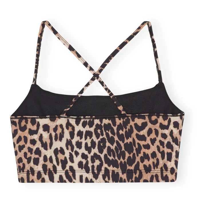 Brassière de Sport Active Imprimée Matières Recyclées | Léopard- Image produit n°4