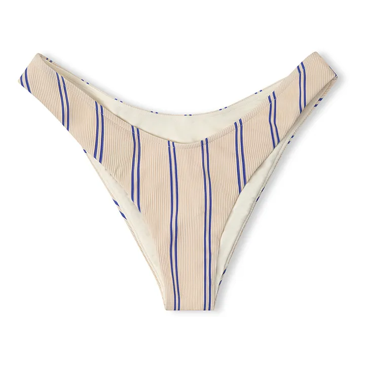 Bas de Maillot Marine Rayures | Ecru- Image produit n°0