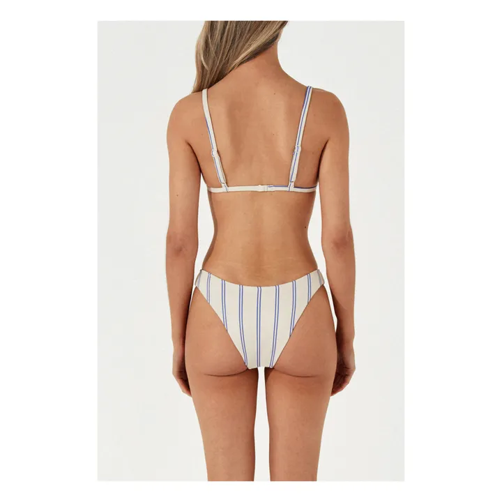 Bas de Maillot Marine Rayures | Ecru- Image produit n°3
