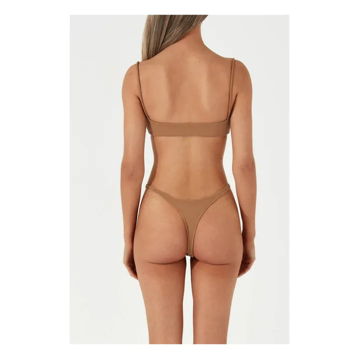 Bas de Maillot Almond Côtelé | Camel- Image produit n°4