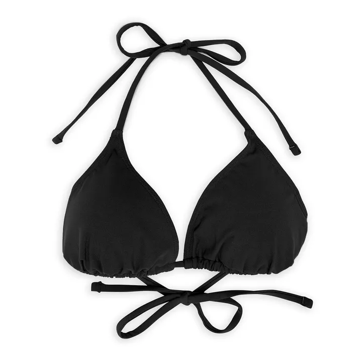 Haut de Maillot de Bain Bio Mini Triangle | Noir- Image produit n°0