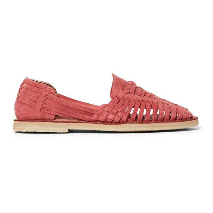 Sandales Alegre Suede | Rouge framboise- Image produit n°0
