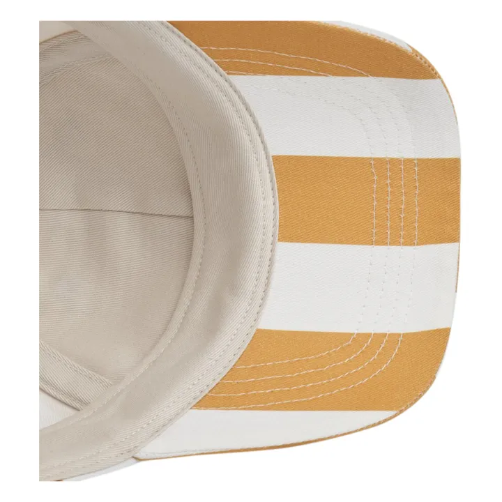 Casquette Coton Bio Danny | Jaune moutarde- Image produit n°2