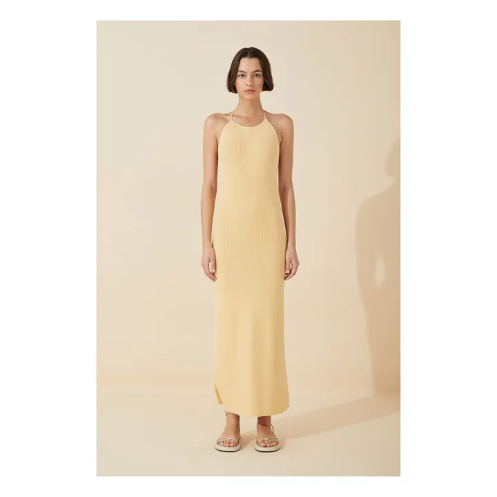 Robe Butter Coton Bio | Jaune- Image produit n°1