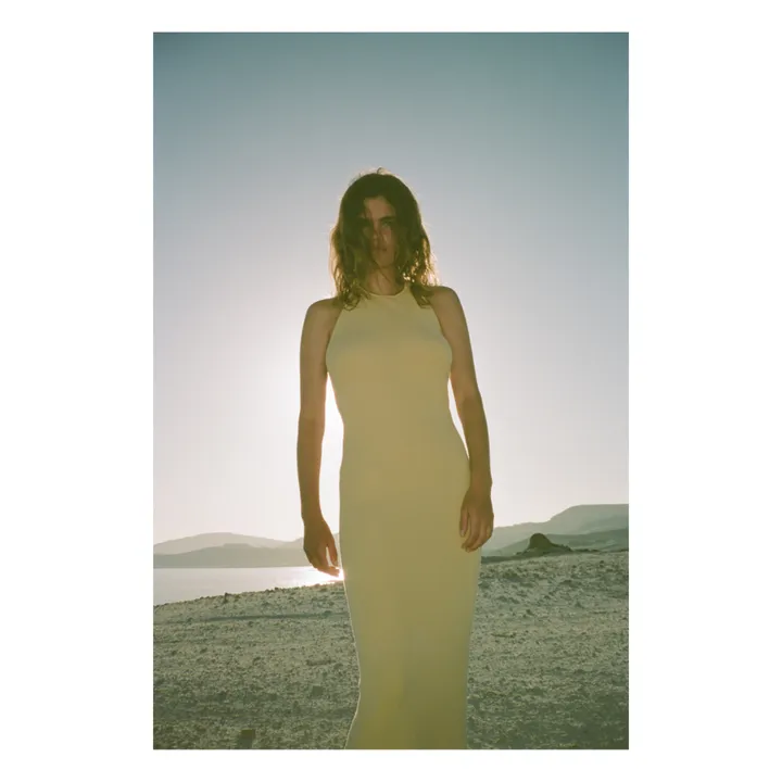 Robe Butter Coton Bio | Jaune- Image produit n°5