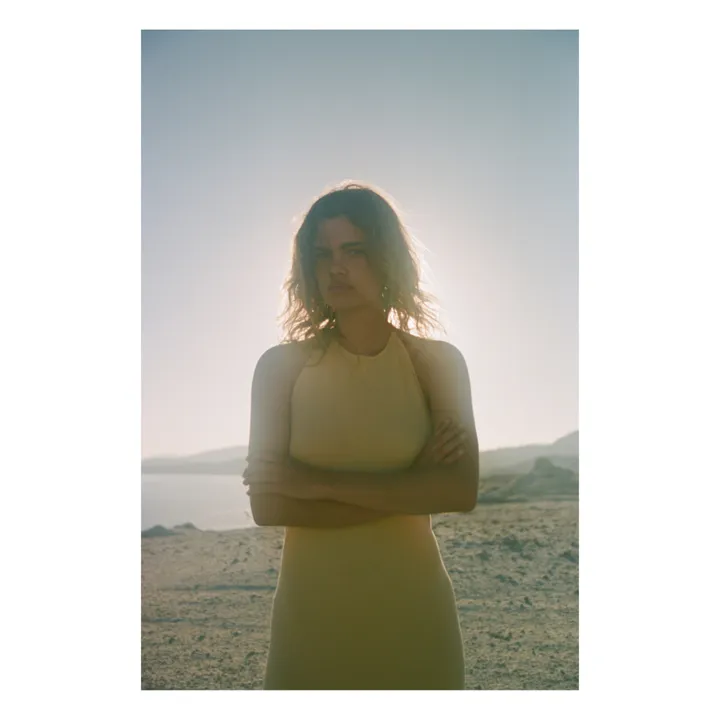 Robe Butter Coton Bio | Jaune- Image produit n°6