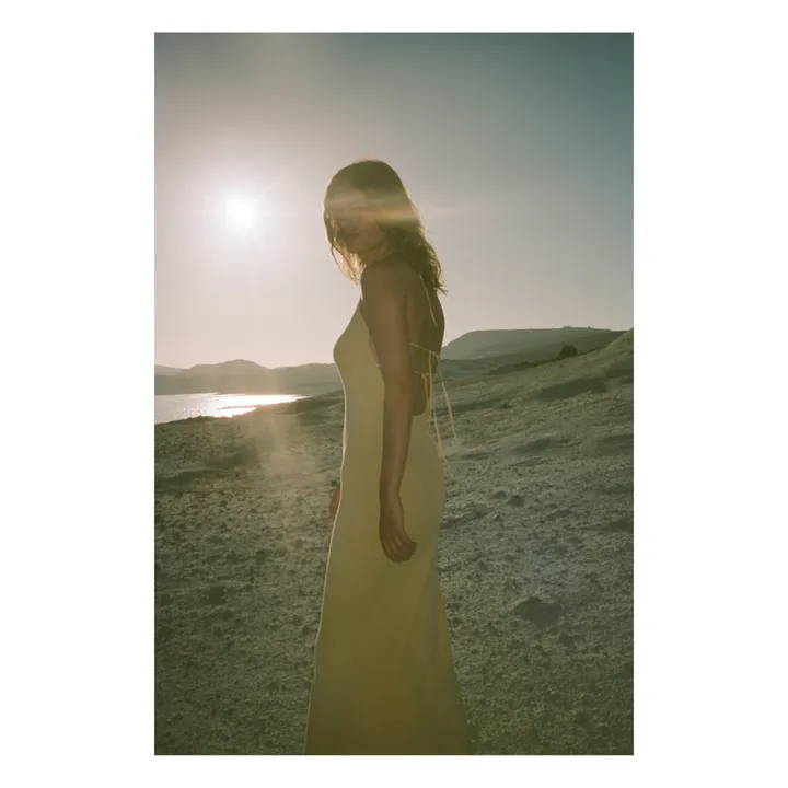 Robe Butter Coton Bio | Jaune- Image produit n°7