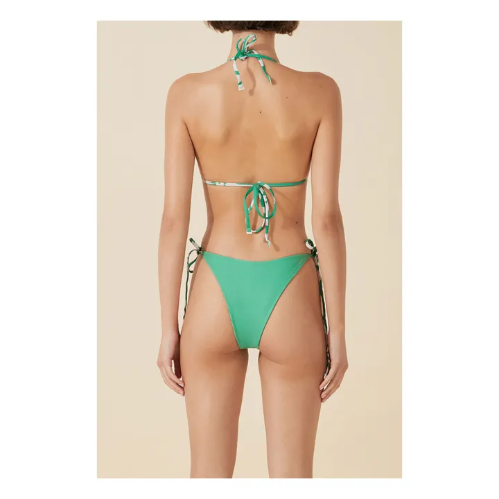 Bas de Maillot Fleuri Reversible | Vert- Image produit n°5