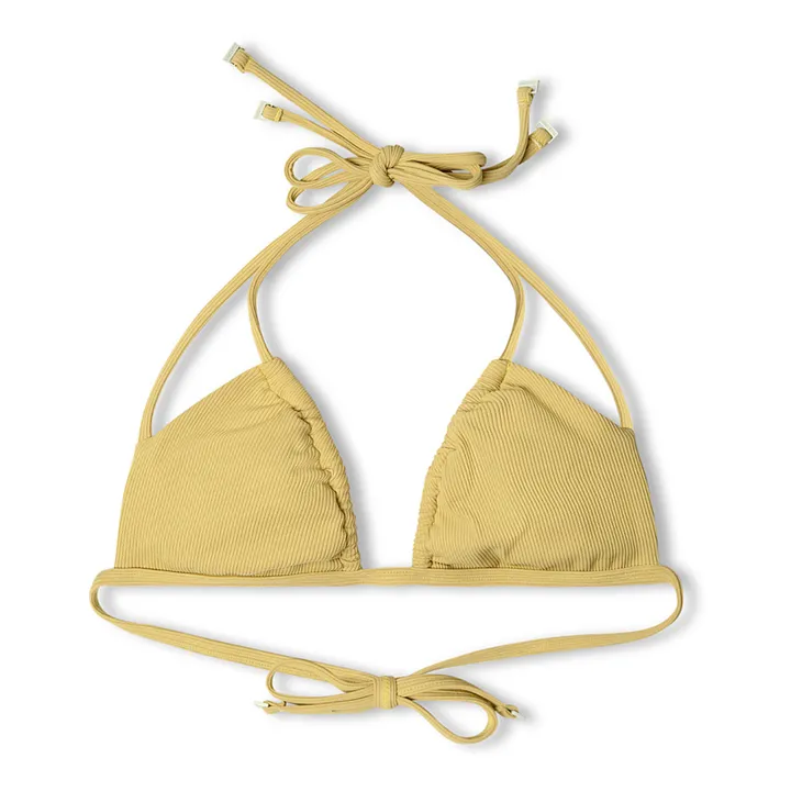 Haut de Maillot Citrus Côtelé | Jaune- Image produit n°0
