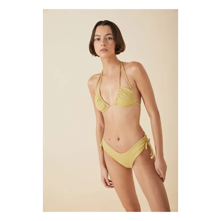 Haut de Maillot Citrus Côtelé | Jaune- Image produit n°2