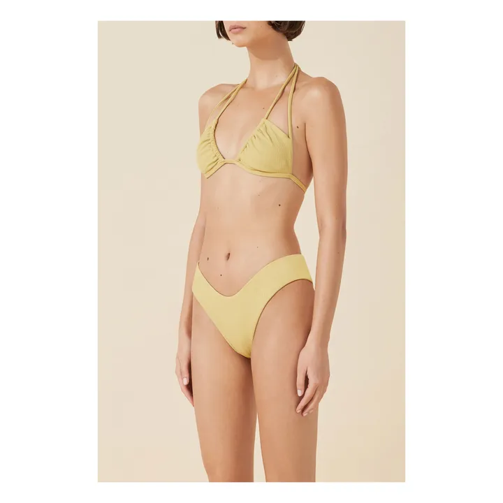 Bas de Maillot Citrus Côtelé | Jaune- Image produit n°2