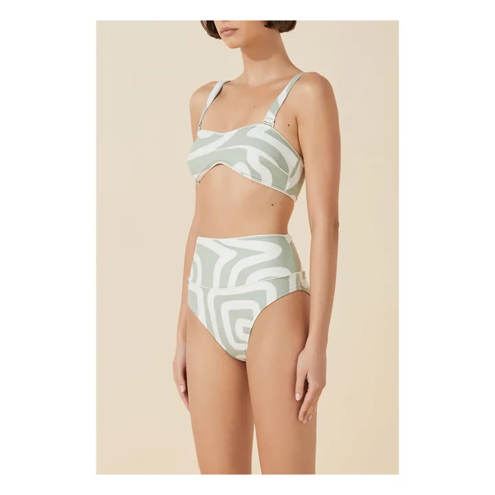 Haut de Maillot Moss | Gris vert- Image produit n°2