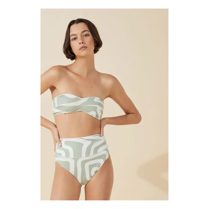 Haut de Maillot Moss | Gris vert- Image produit n°3