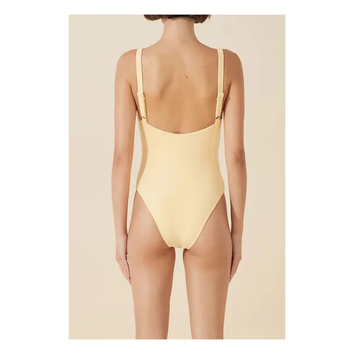 Maillot 1 Pièce Butter Eponge | Jaune- Image produit n°4