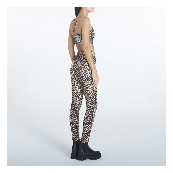 Brassière de Sport Active Imprimée Matières Recyclées | Léopard- Image produit n°2