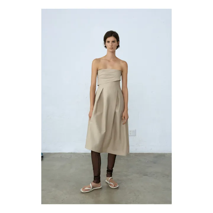 Robe Bustier | Beige- Image produit n°1