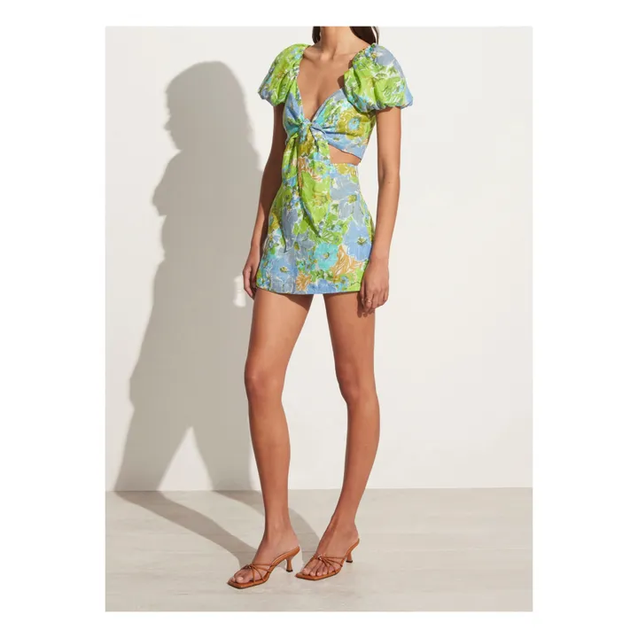 Top Eva Fleuri | Vert- Image produit n°3