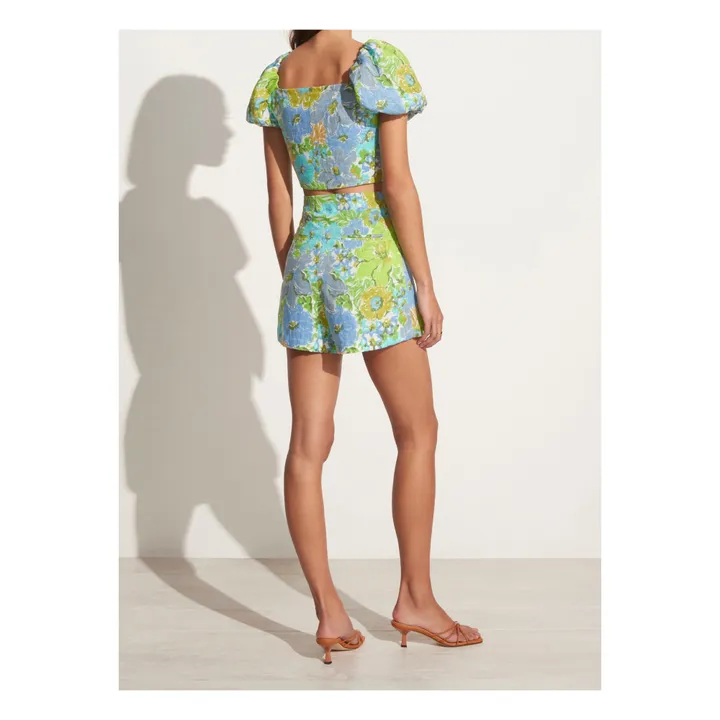 Top Eva Fleuri | Vert- Image produit n°4