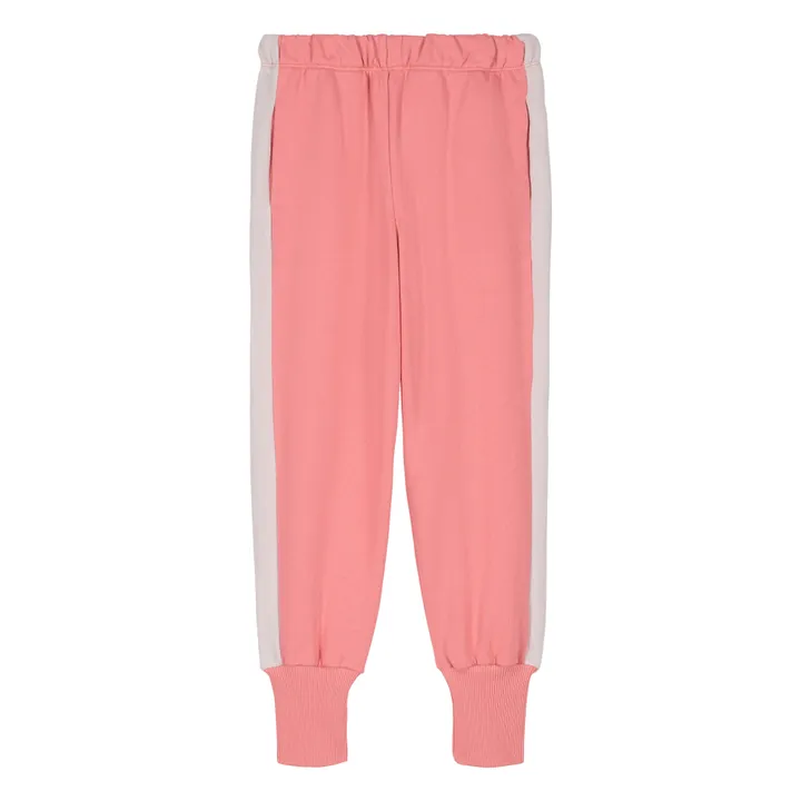 Jogger Charles Molleton Coton Bio | Rose- Image produit n°0