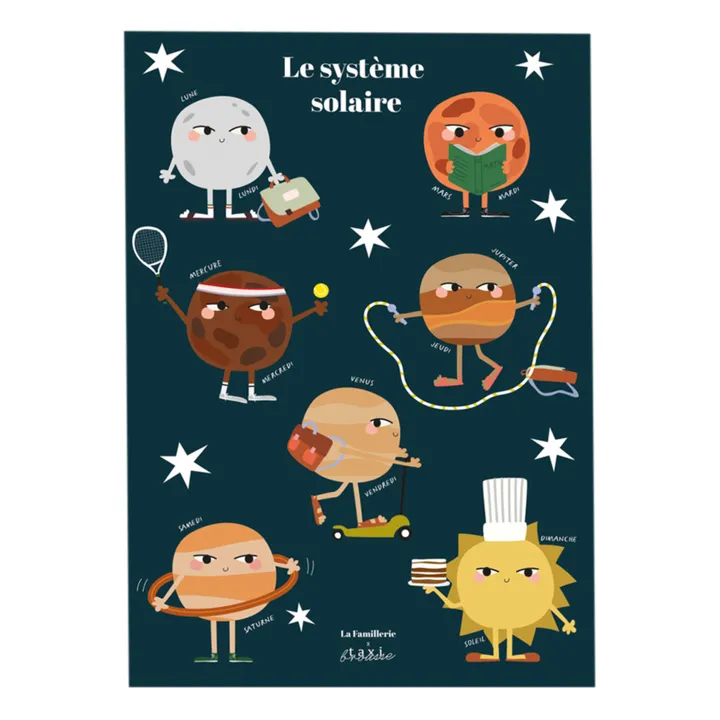 Affiche les Planètes - La Famillerie- Image produit n°0