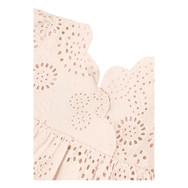 Robe Broderies | Rose pâle- Image produit n°5