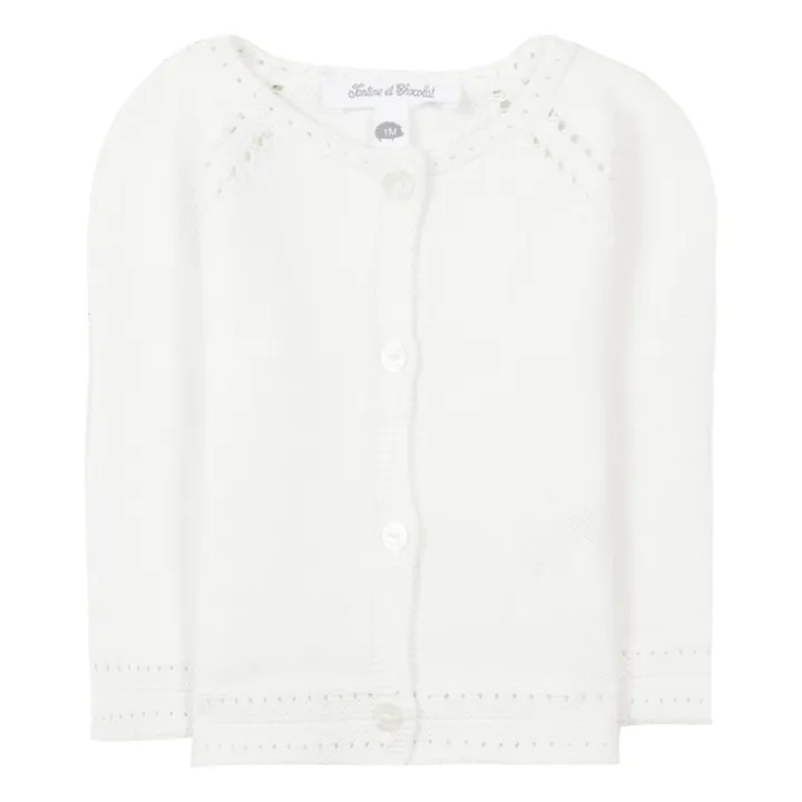 Cardigan | Ecru- Image produit n°0