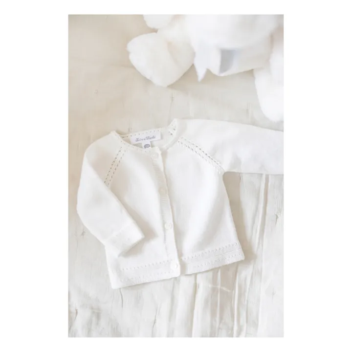 Cardigan | Ecru- Image produit n°1