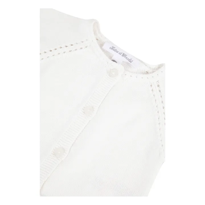 Cardigan | Ecru- Image produit n°3