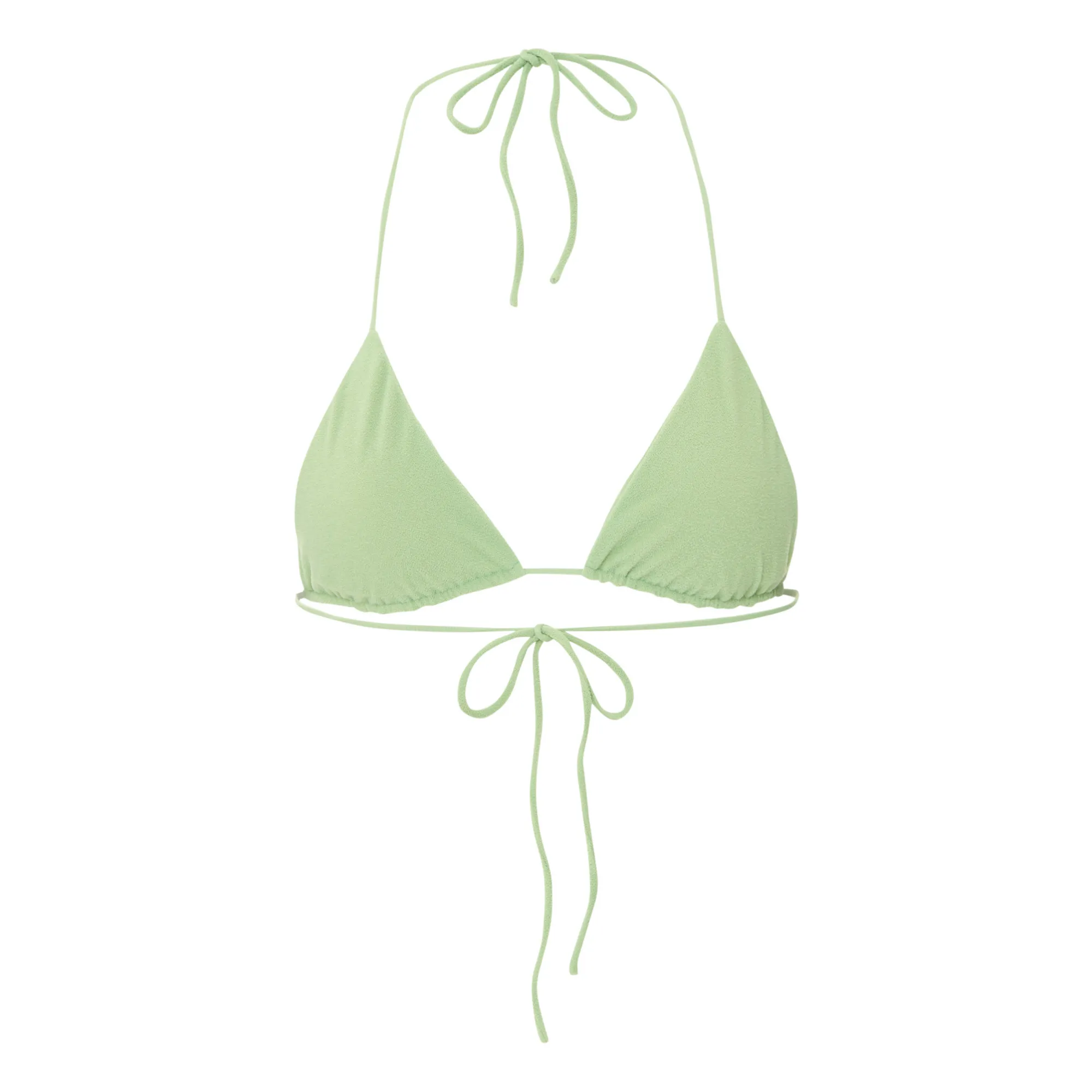 Aya Label Selene Bikini Top Terry Pistachio Green Smallable