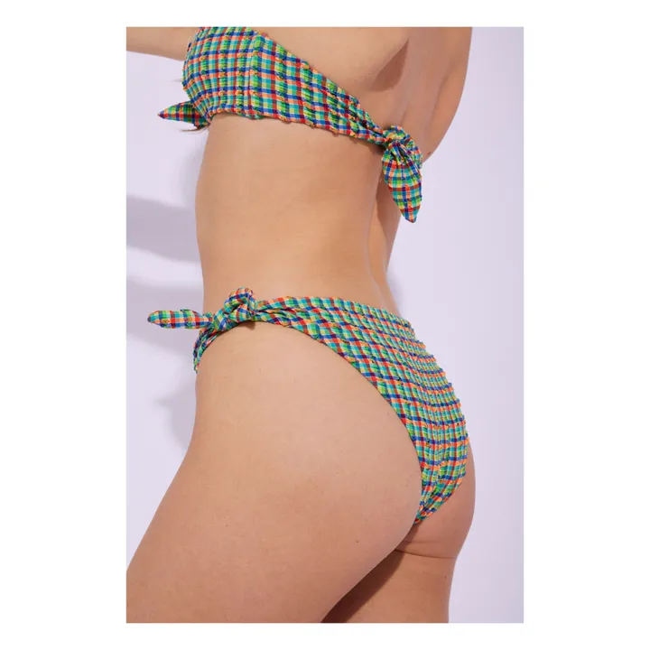 Bas de Maillot Brigitte Madras | Vert- Image produit n°3