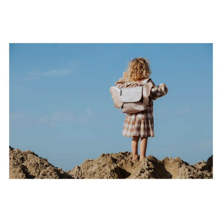 Cartable Papillon Pailleté | Cuivre- Image produit n°2