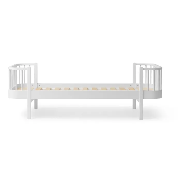 Kit de conversion lit/lit junior Original Wood - en lit mezzanine mi-haut 138 cm | Blanc- Image produit n°1