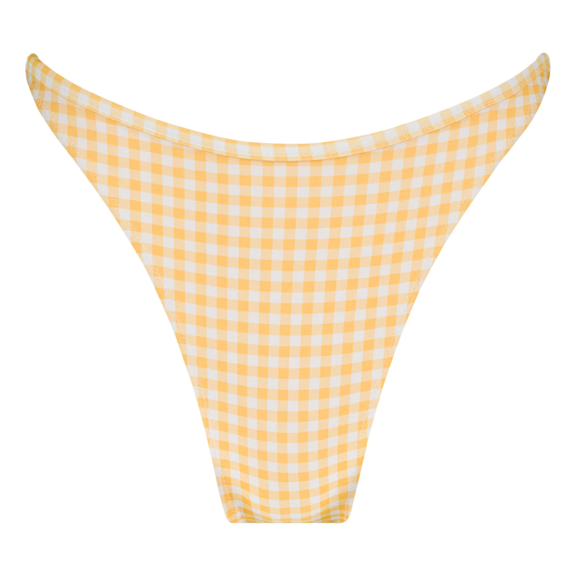 Nénés Yucca Vichy Bikini Bottom Yellow Smallable