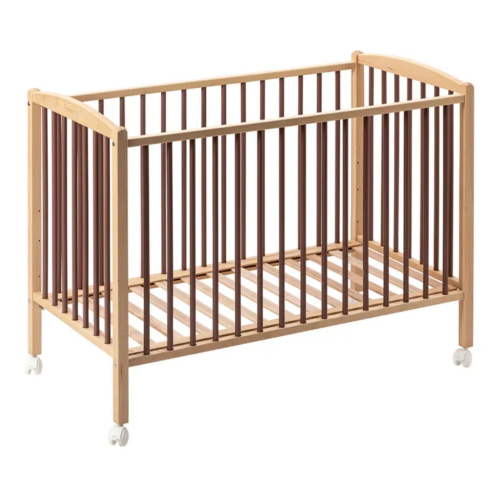 Lit bébé Arthur 60x120 cm | Vieux Rose- Image produit n°3